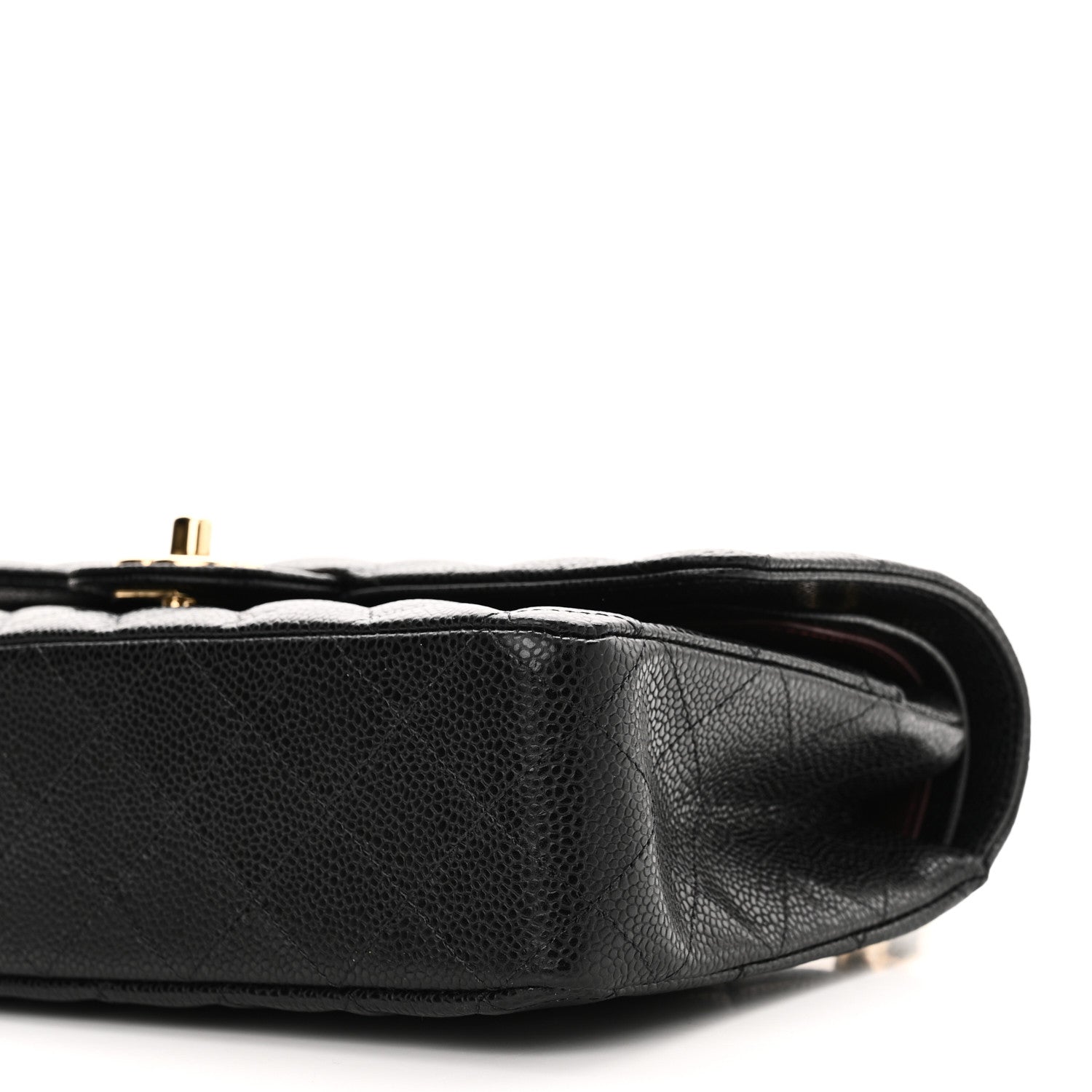 Chanel Caviar Quilted Medium Double Flap Black 10 of 11