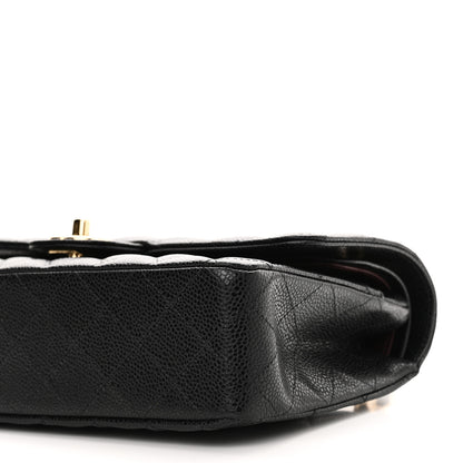 Chanel Caviar Quilted Medium Double Flap Black 10 of 11