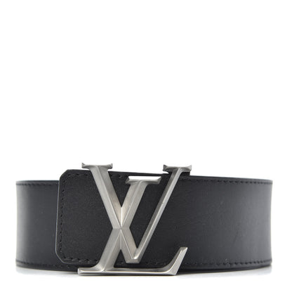 Louis Vuitton Calfskin 40mm LV Pyramide Reversible Belt 95 38 Black 1 of 5