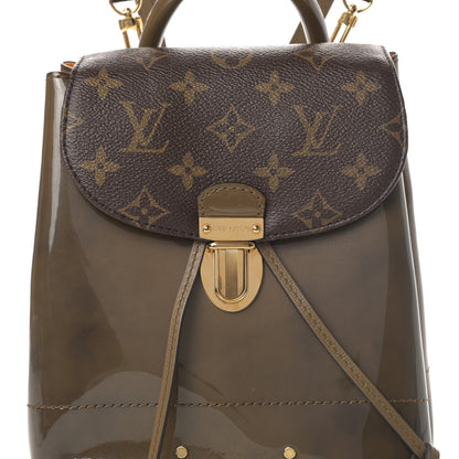 Louis Vuitton Patent Monogram Hot Springs Backpack Vert Bronze 8 of 12