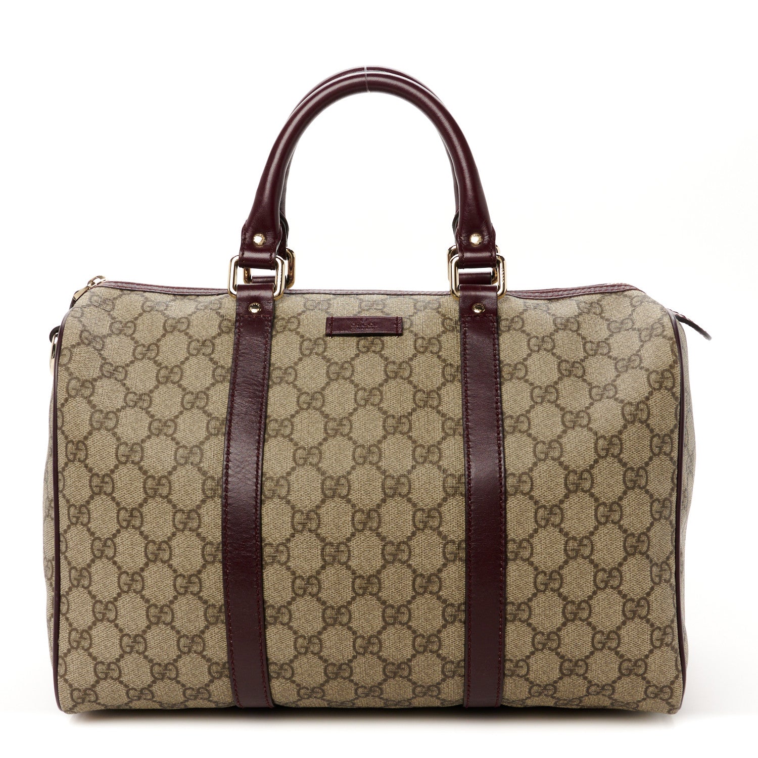 Gucci GG Plus Monogram Medium Joy Boston Bordeaux 1 of 12