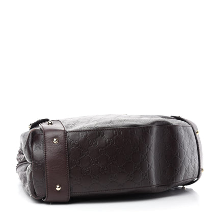 Gucci Guccissima Medium Pelham Shoulder Bag Dark Brown 4 of 12