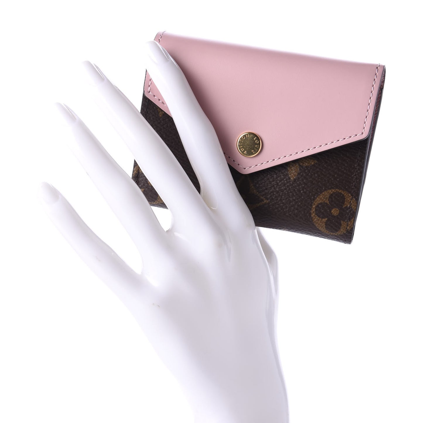 Monogram Zoe Wallet Rose Ballerine