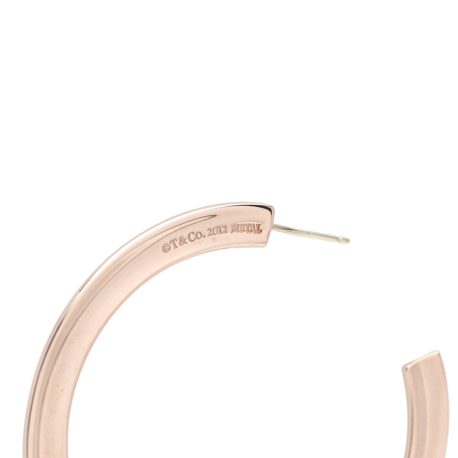 Tiffany Rubedo 1837 Flat Hoop Earrings 4 of 4