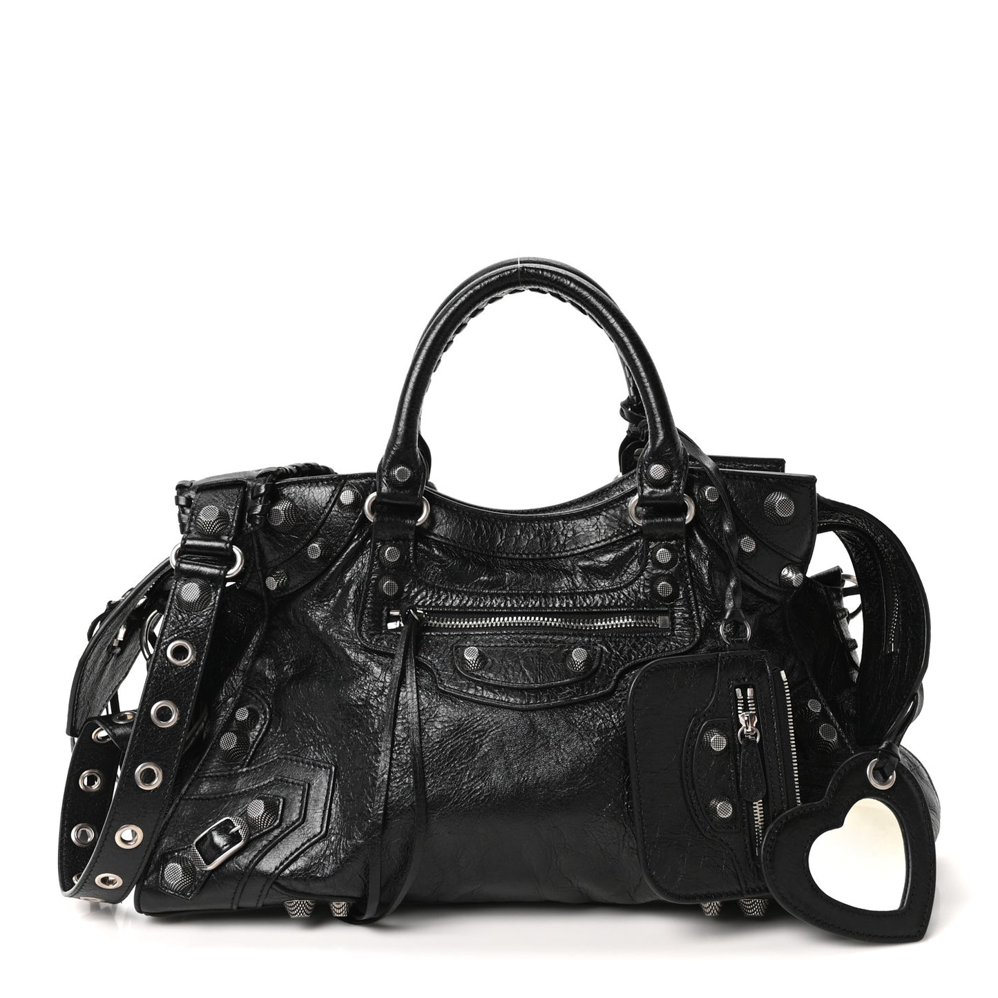 Agneau Arena Neo Cagole City Handbag Black