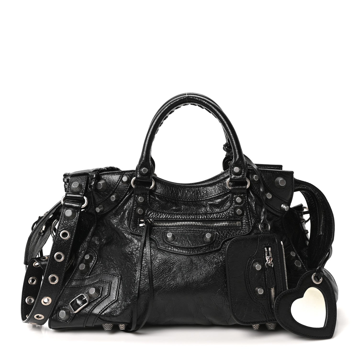Balenciaga Agneau Arena Neo Cagole City Handbag Black 3 of 11