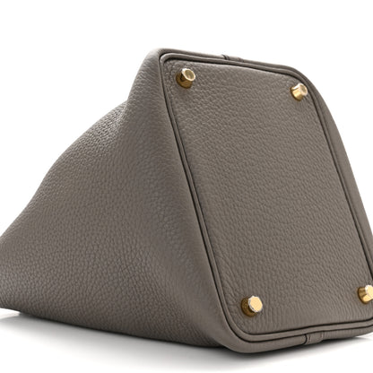 Hermes Taurillon Clemence Picotin Lock 18 PM Etain 8 of 10