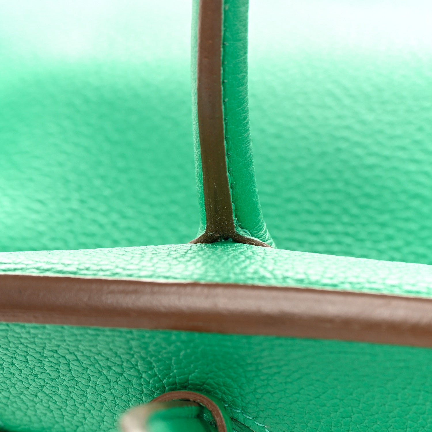 Hermes Taurillon Clemence Birkin 35 Menthe 22 of 26