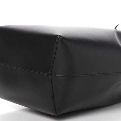 Mansur Gavriel Vegetable Tanned Calfskin Bucket Bag Black Flamma 7 of 8