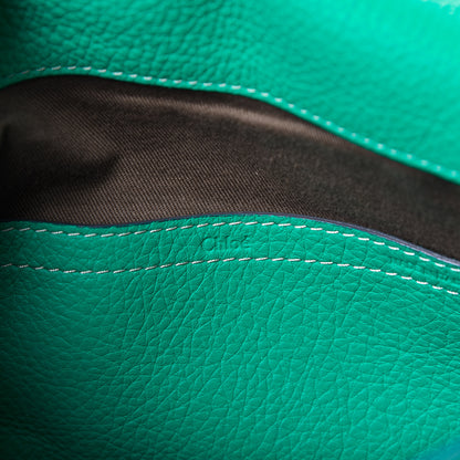 Chloe Grained Calfskin Medium Marcie Saddle Bag Jade 5 of 11