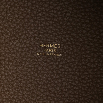Hermes Taurillon Clemence Picotin Lock 18 PM Etoupe 5 of 10
