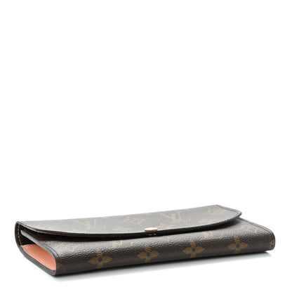 Louis Vuitton Monogram Emilie Wallet Rose Nacre 4 of 9