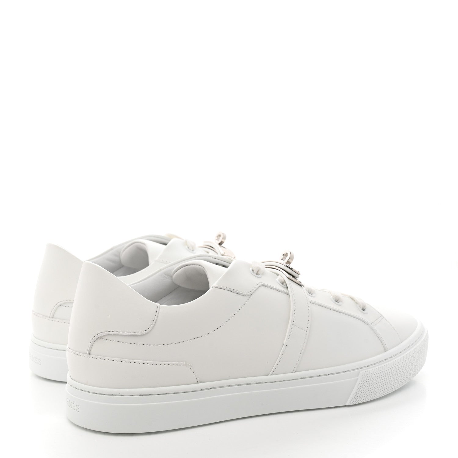 Hermes Calfskin Mens Day Sneakers 42.5 White 4 of 14
