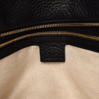Gucci Pebbled Calfskin Medium Soho Bowler Black 8 of 14