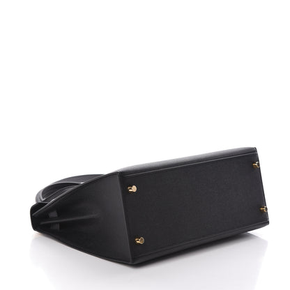 Hermes Epsom Kelly Sellier 28 Black 5 of 34