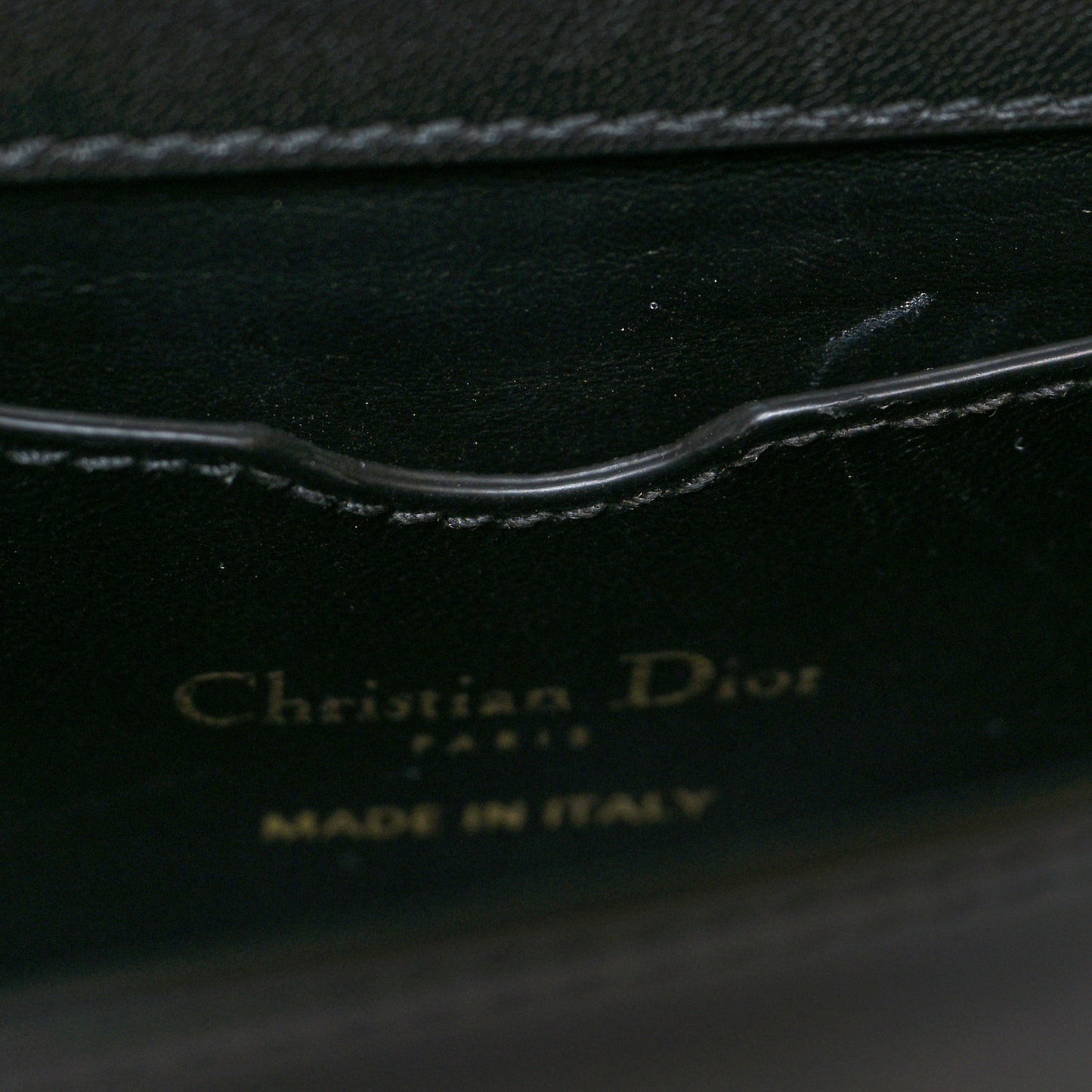 Box Calfskin Micro 30 Montaigne Bag Black