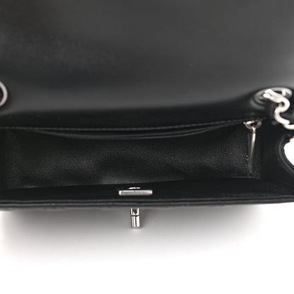 Chanel Lambskin Quilted Mini Rectangular Flap Black 5 of 9