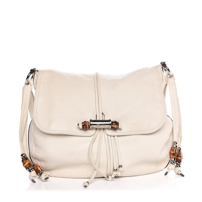 Gucci Calfskin Large Jungle Shoulder Bag White 1 of 12