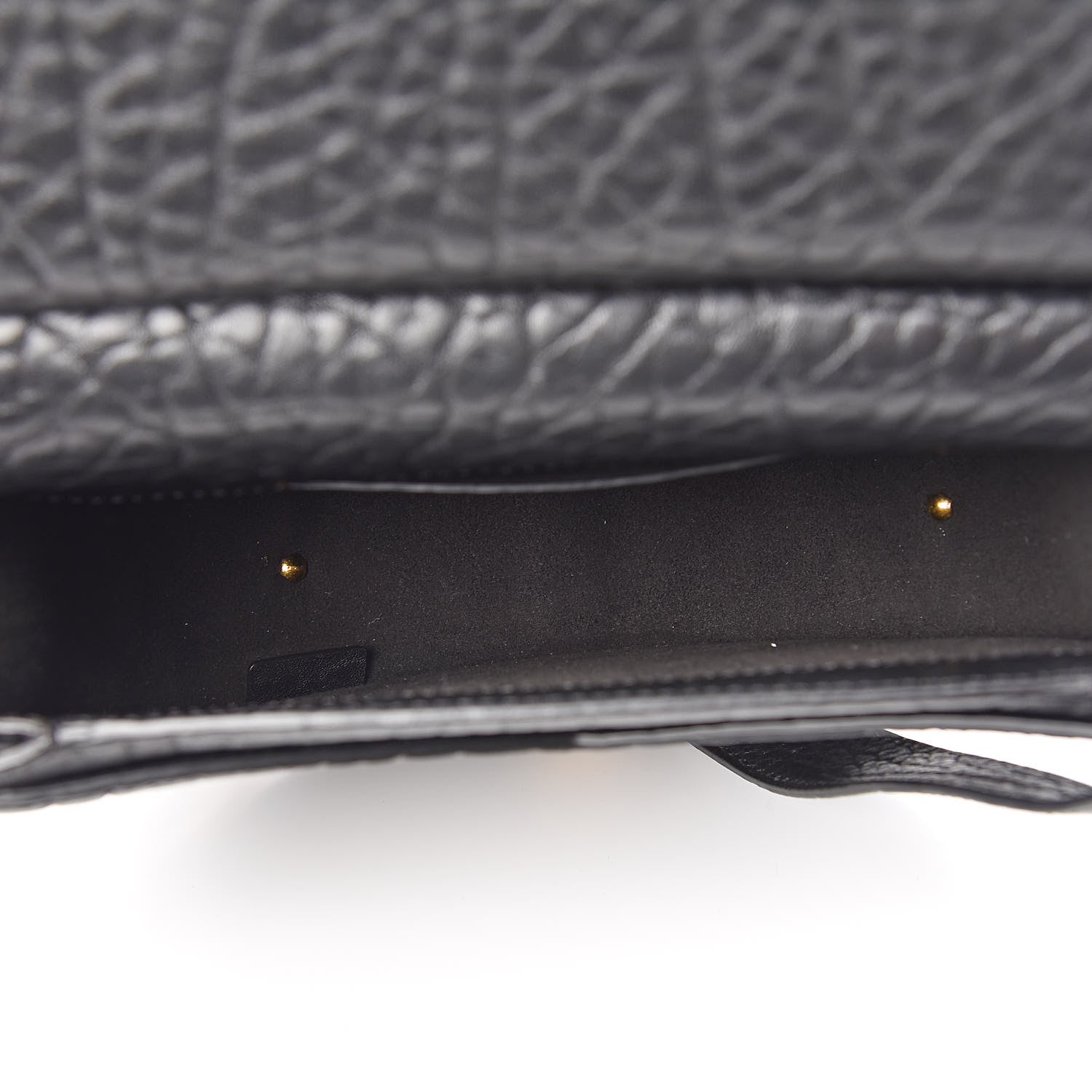 Givenchy Bullhide Mini Infinity Saddle Bag Black 5 of 9