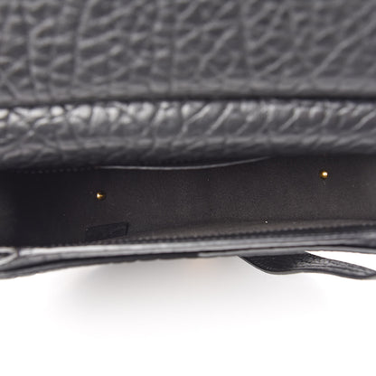 Givenchy Bullhide Mini Infinity Saddle Bag Black 5 of 9