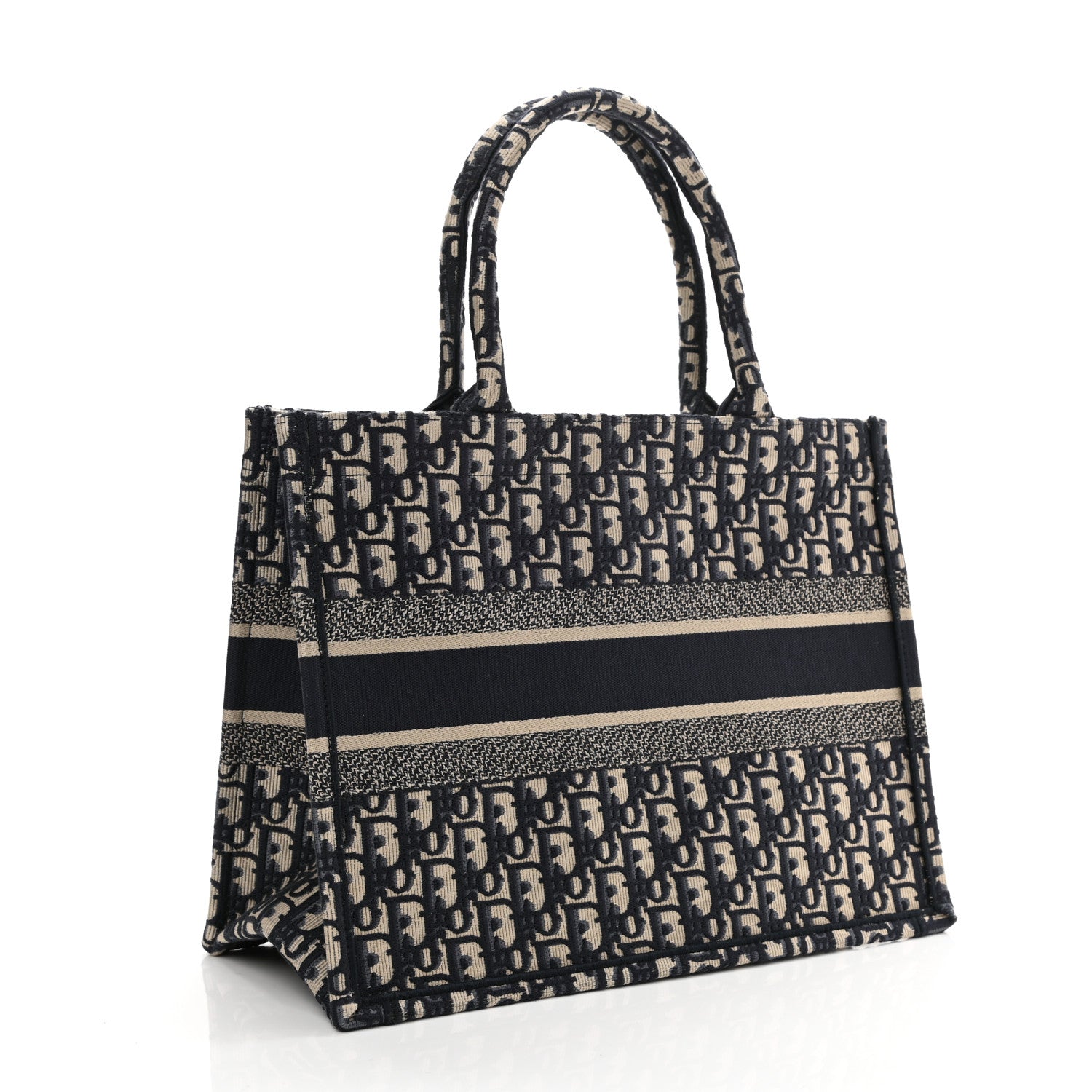 Christian Dior Oblique Medium Book Tote Blue Multicolor 3 of 10