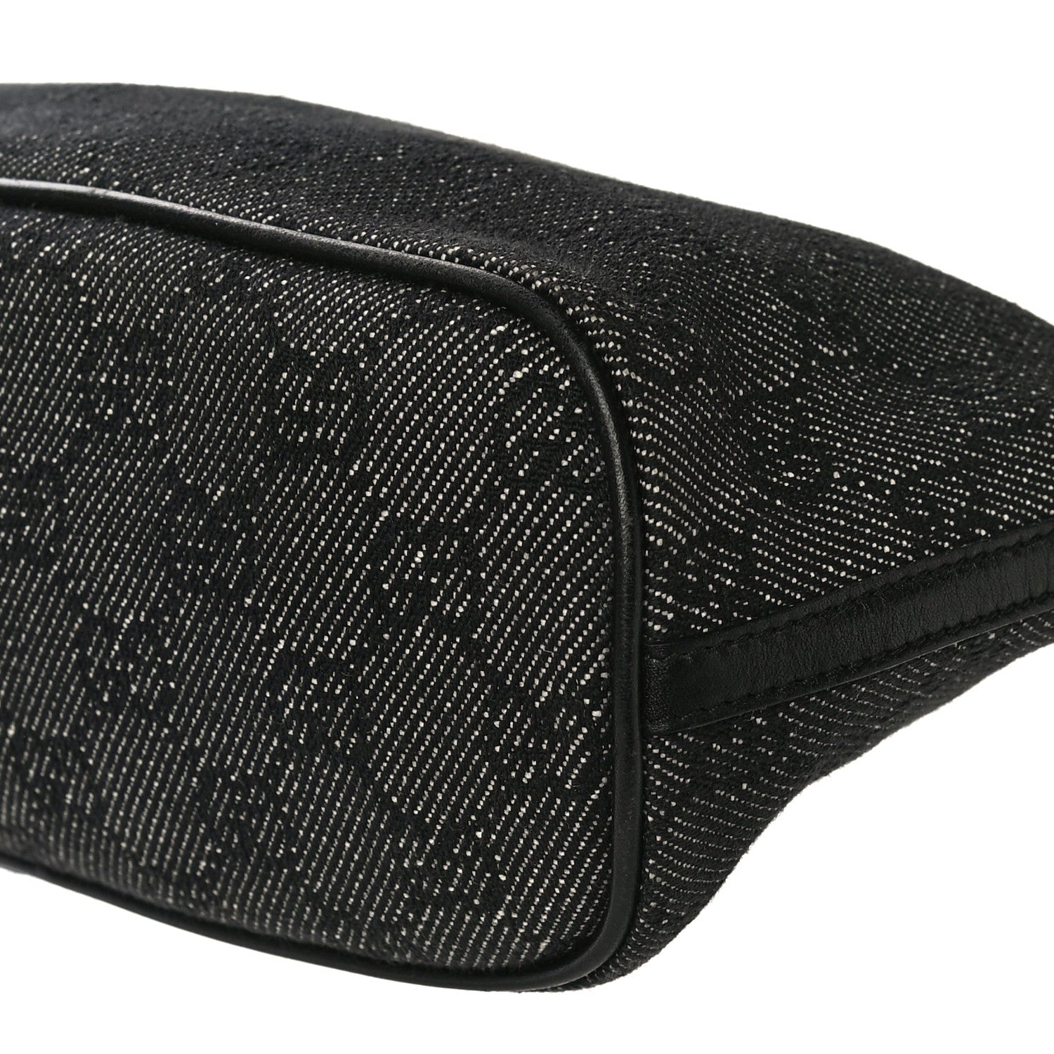 Gucci Denim Monogram Boat Pochette 10 of 11