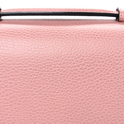 Gucci Dollar Calfskin Medium Interlocking G Top Handle Shoulder Bag Soft Pink 8 of 11