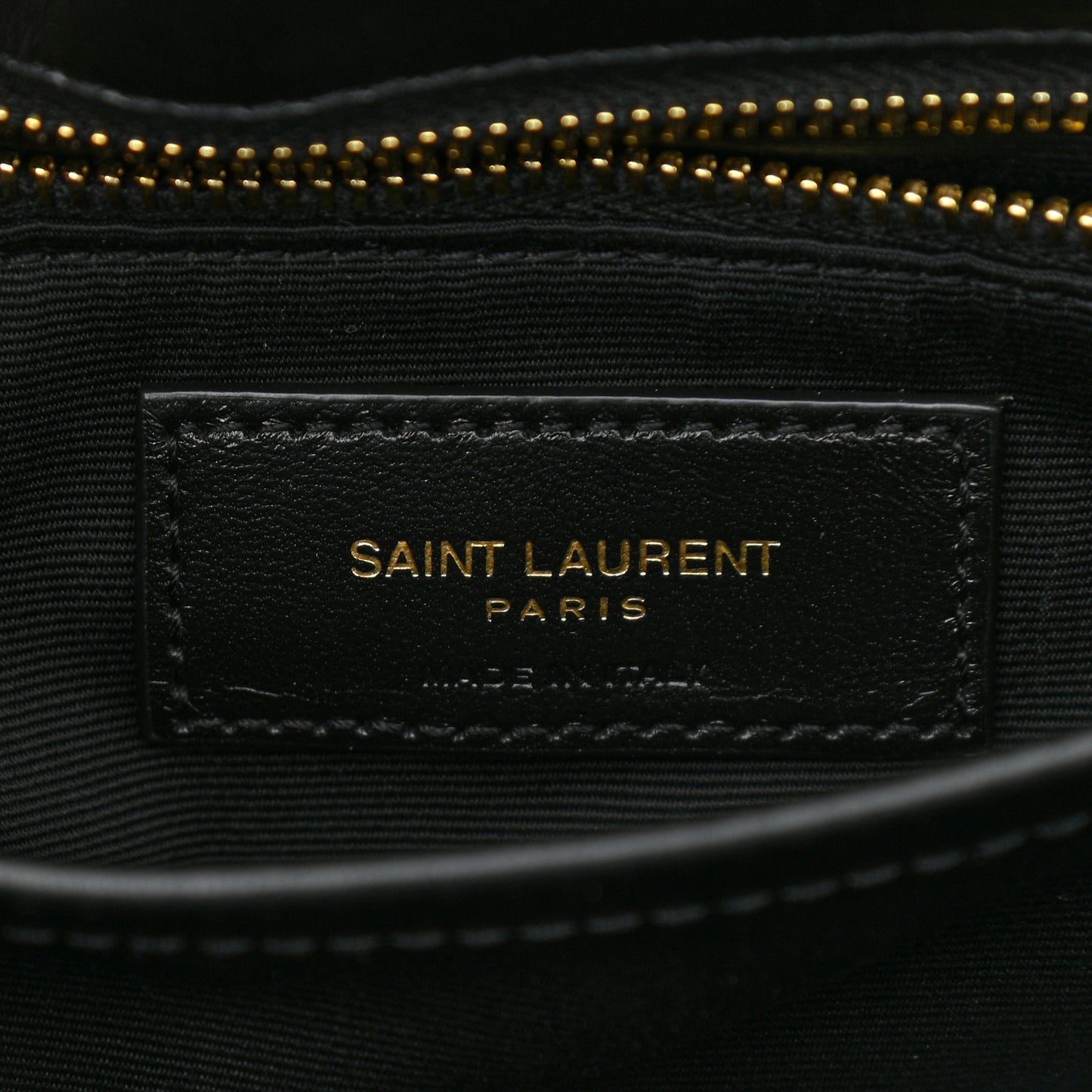 Calfskin Y Quilted Monogram Toy Loulou Crossbody Bag Black