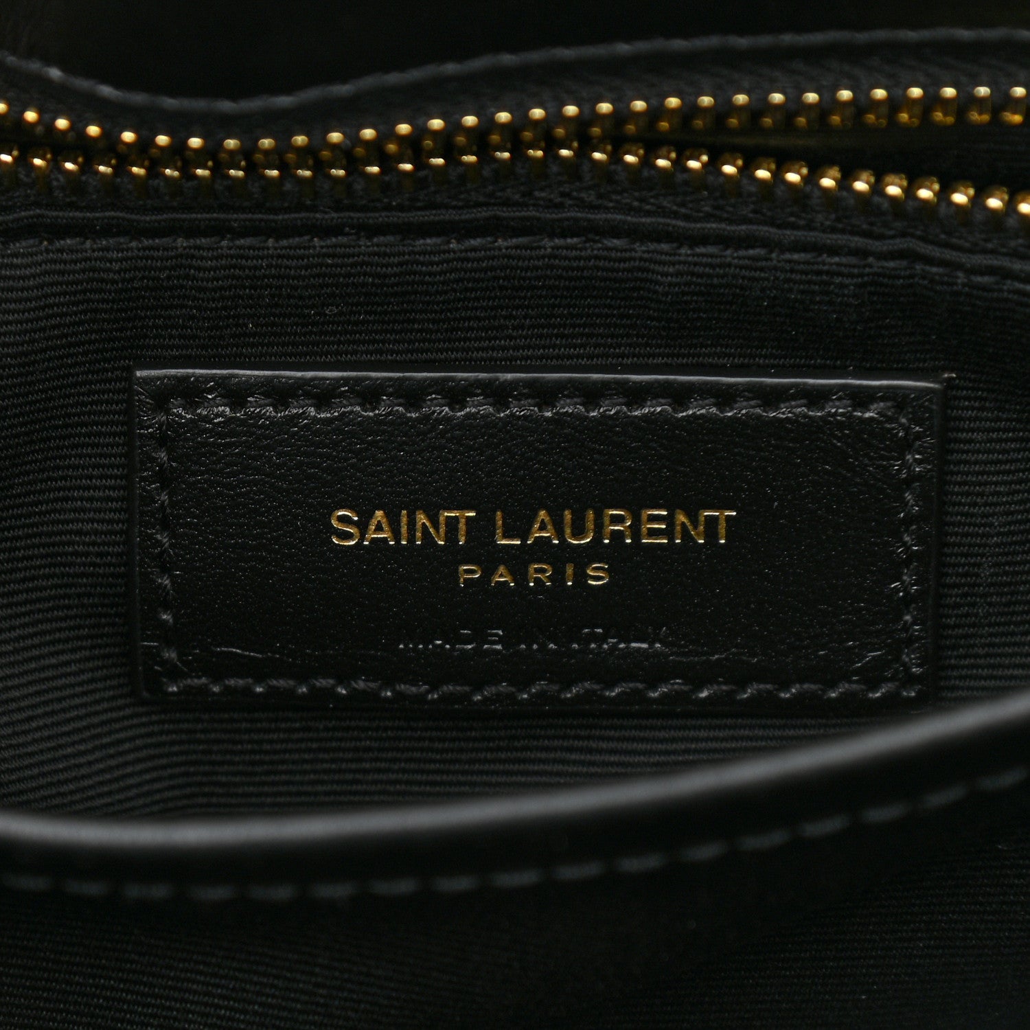 Saint Laurent Calfskin Y Quilted Monogram Toy Loulou Crossbody Bag Black 7 of 12