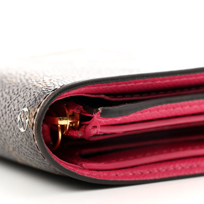 Louis Vuitton Monogram 2019 Christmas Animation Victorine Wallet Fuchsia 9 of 10