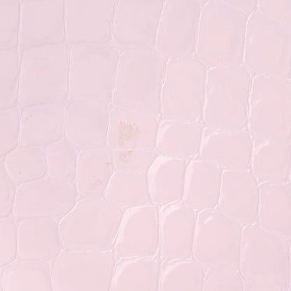 Stella McCartney Eco Alter Crocodile Embossed Nappa Small Frayme Shoulder Bag Lilac 11 of 11