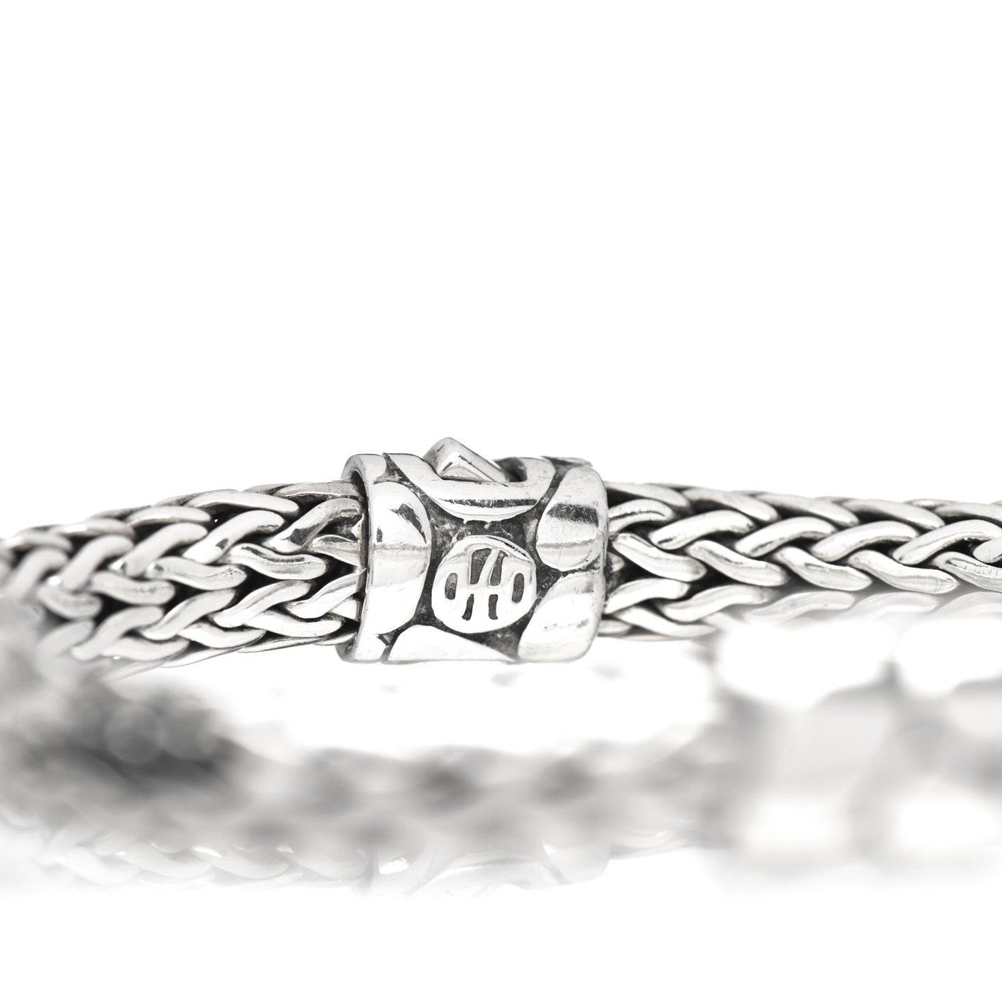 Sterling Silver 7.5mm Four Station Kali Classic Chain Bracelet