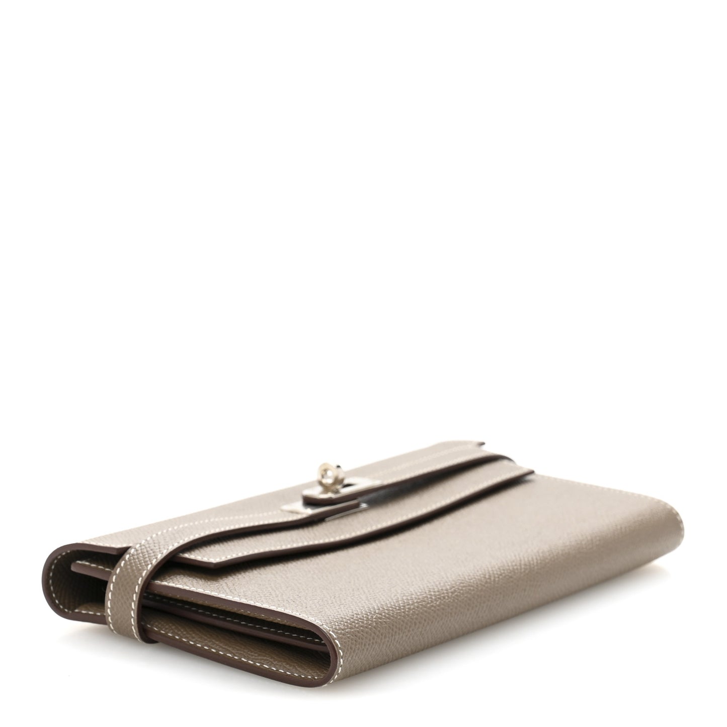 Epsom Kelly Longue Wallet Etoupe