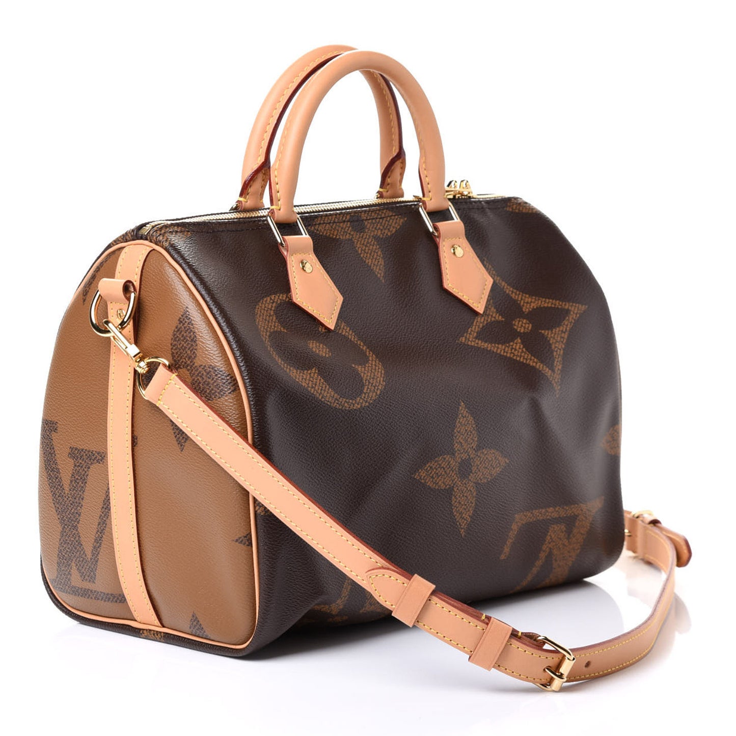 Reverse Monogram Giant Speedy Bandouliere 30