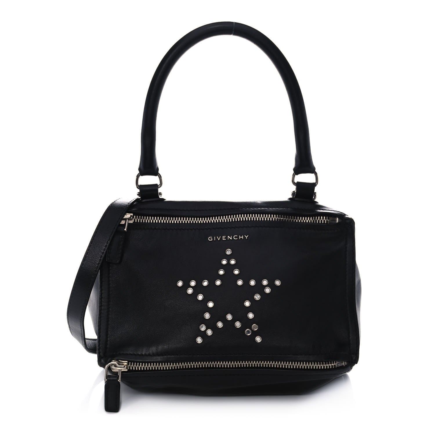 Givenchy Calfskin Small Studded Star Pandora Black 1 of 17