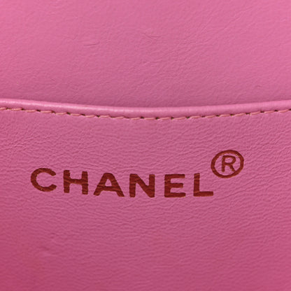 Chanel Patent Quilted CC Barbie Heart Vanity Case Pink 11 of 25