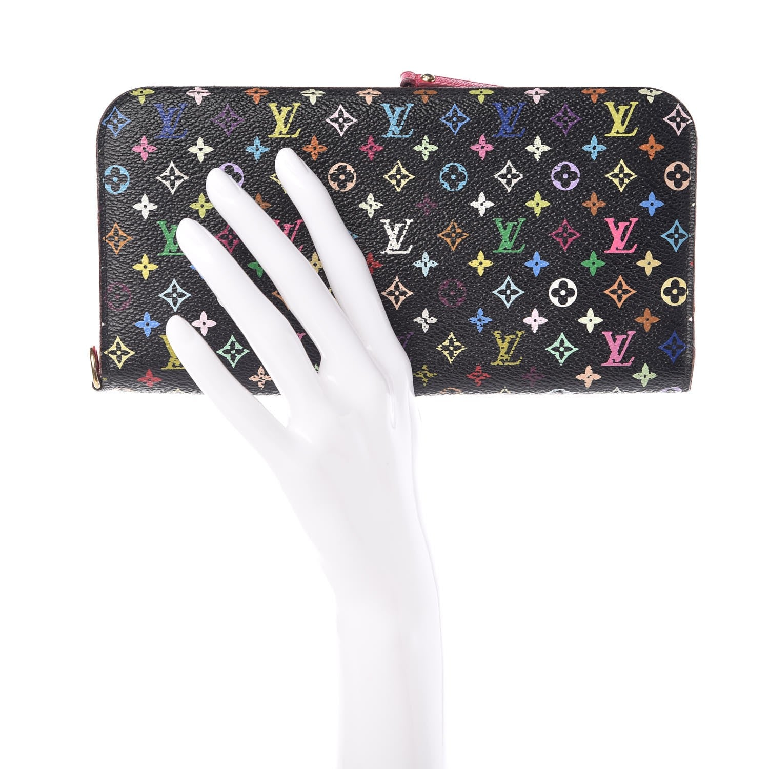 Louis Vuitton Monogram Multicolor Insolite Wallet Black Grenade 2 of 16