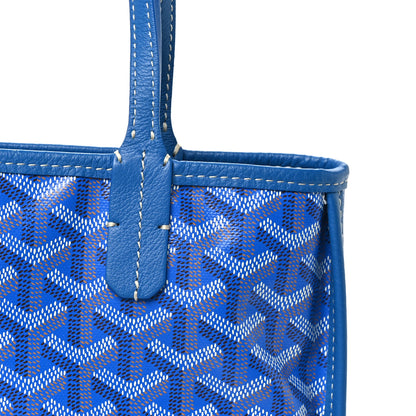 Goyard Goyardine Reversible Mini Anjou Sky Blue 19 of 19