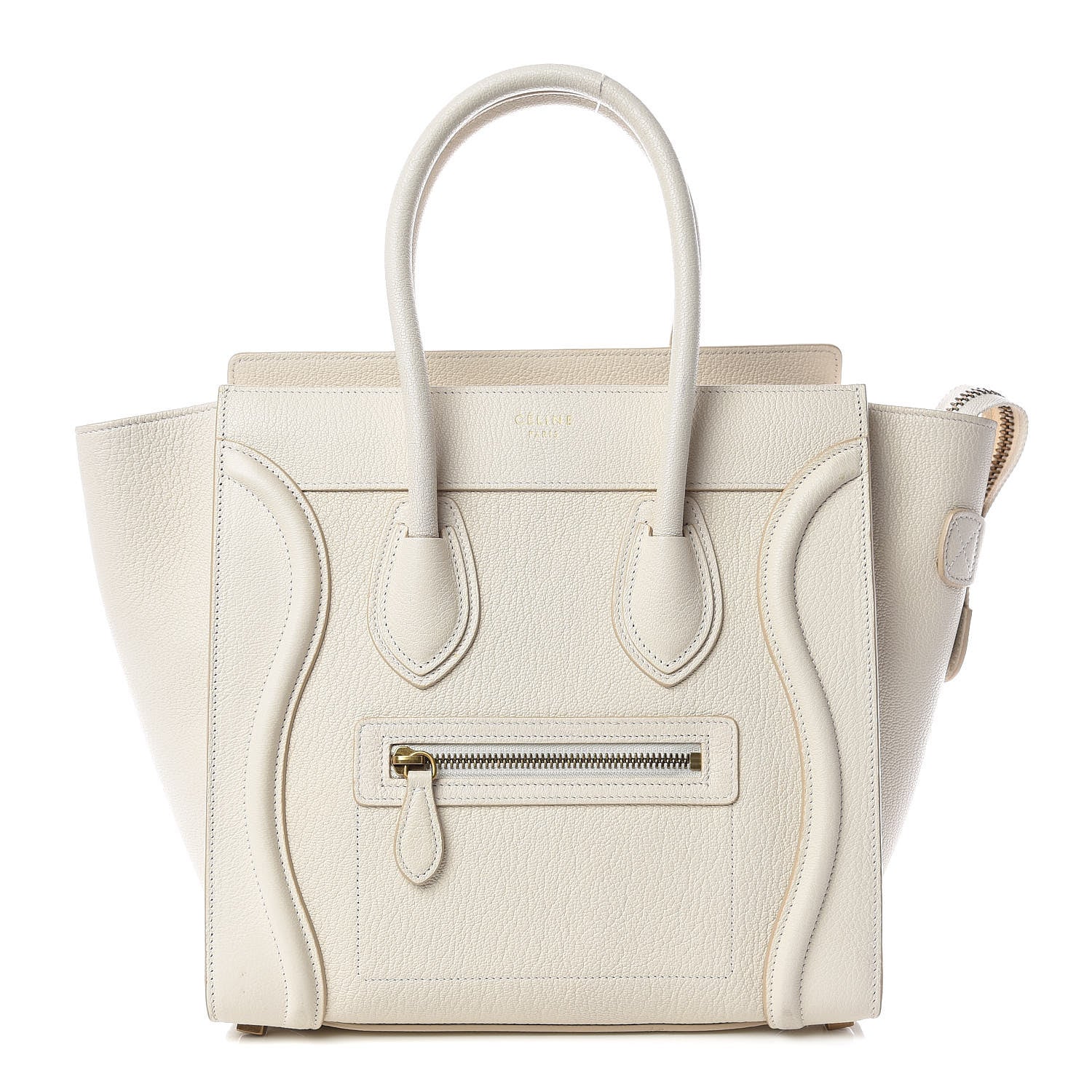 Celine Goatskin Micro Luggage White 1 of 22