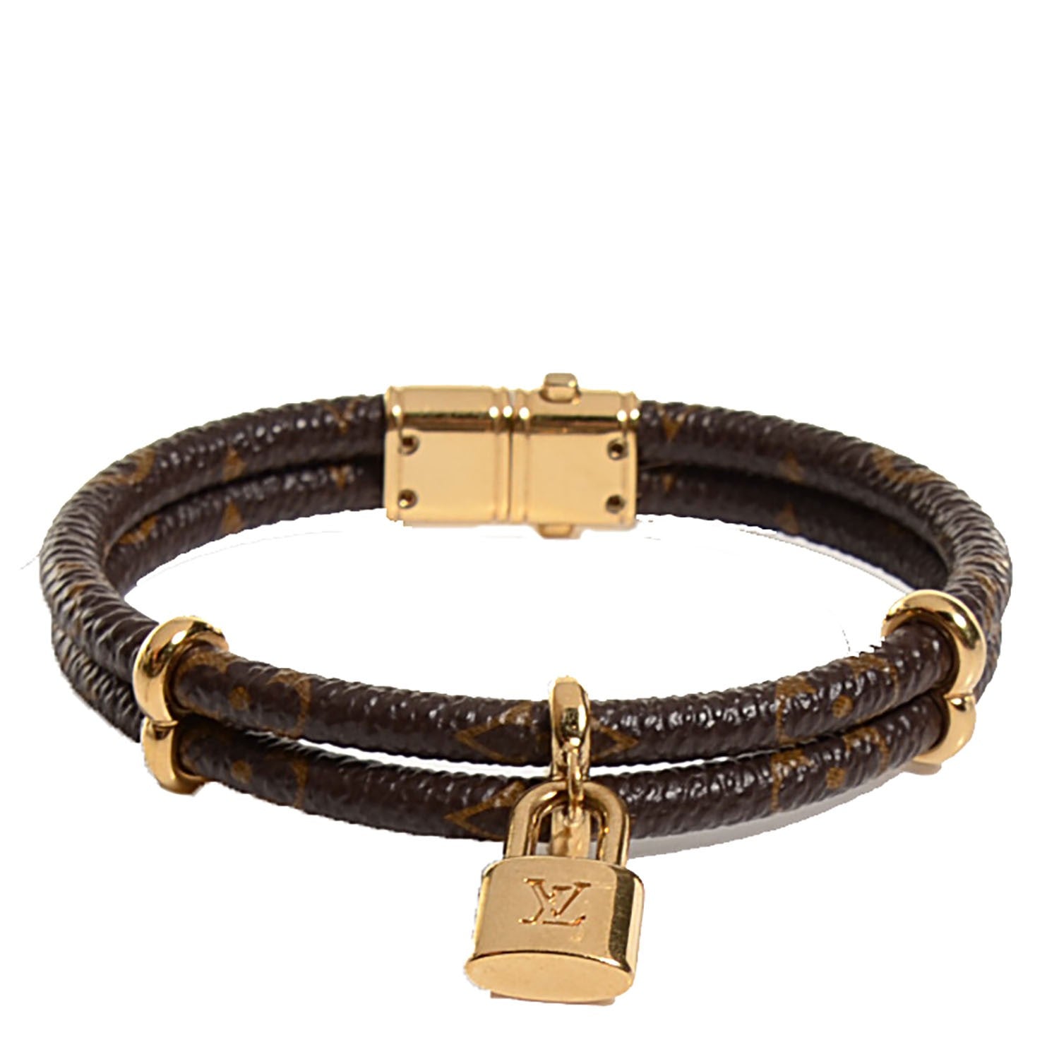 Louis Vuitton Monogram Keep It Twice Bracelet 17 1 of 5