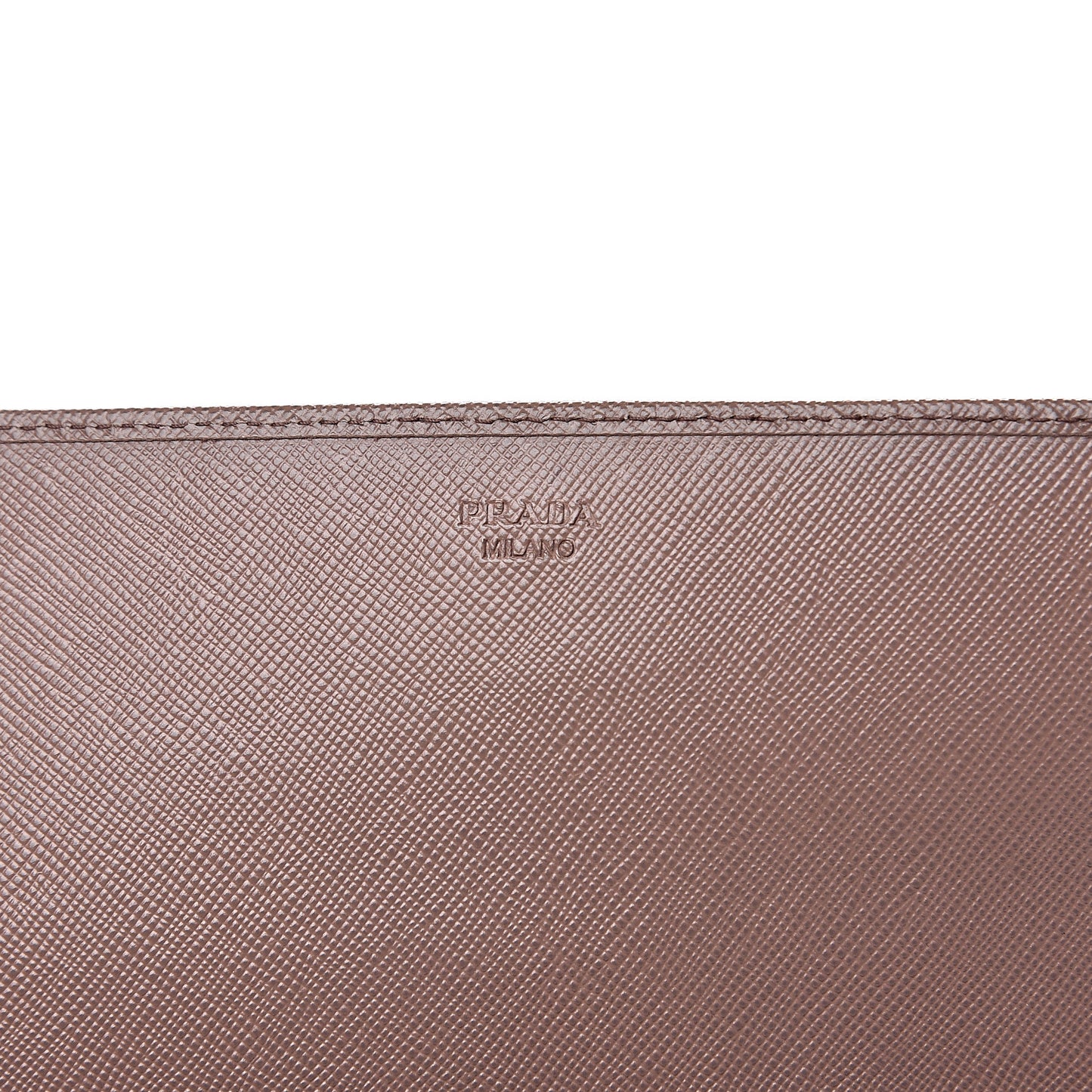 Saffiano Metal Oro Chain Wallet Dark Rose