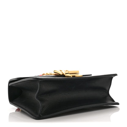 Gucci Calfskin Mini Sylvie Chain Shoulder Bag Black 4 of 11