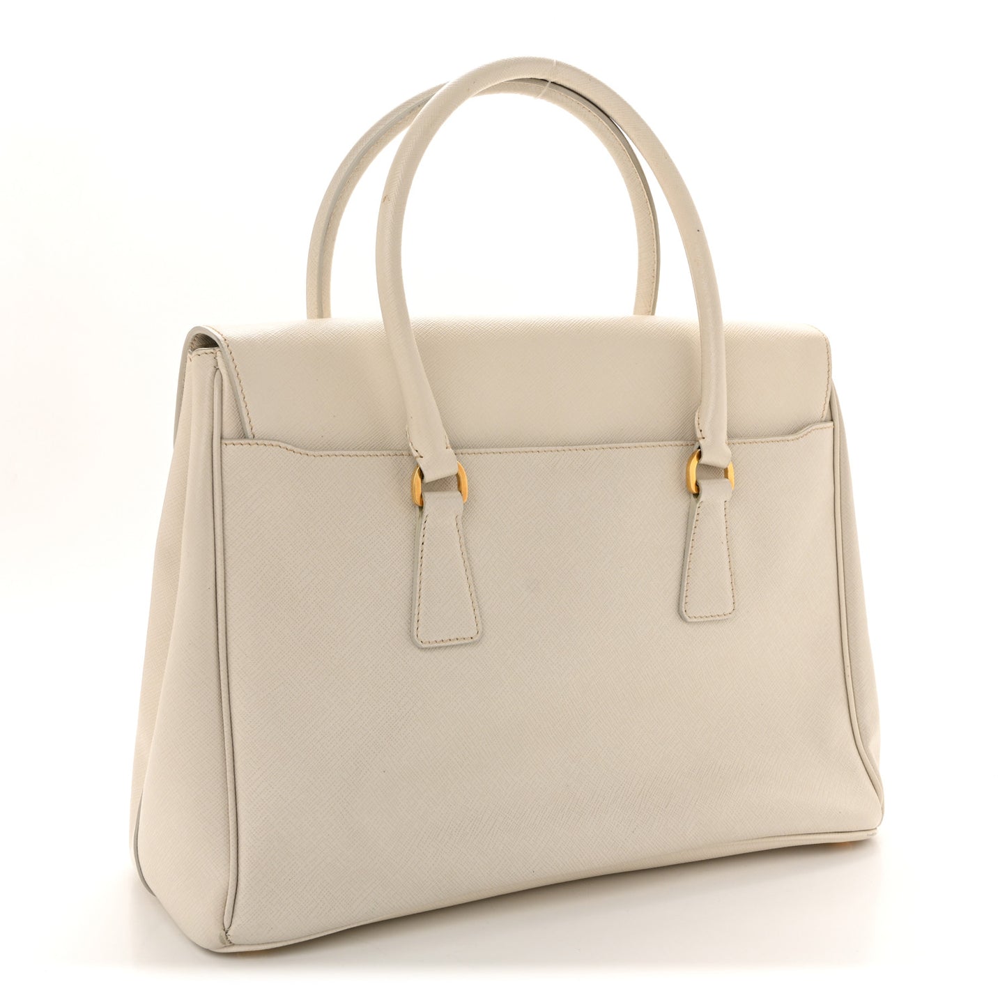 Saffiano Lux Pattina Tote Talco