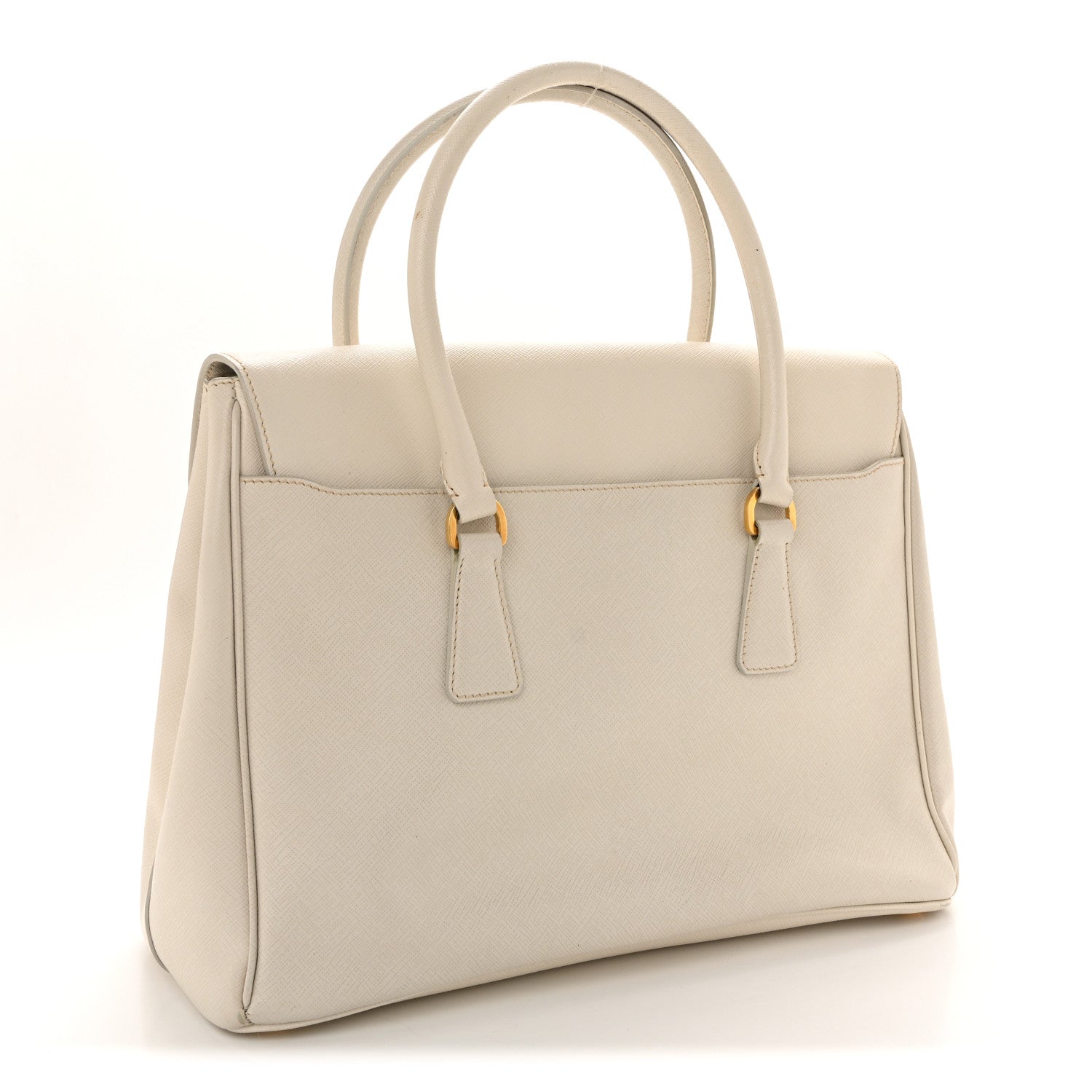 Prada Saffiano Lux Pattina Tote Talco 3 of 14