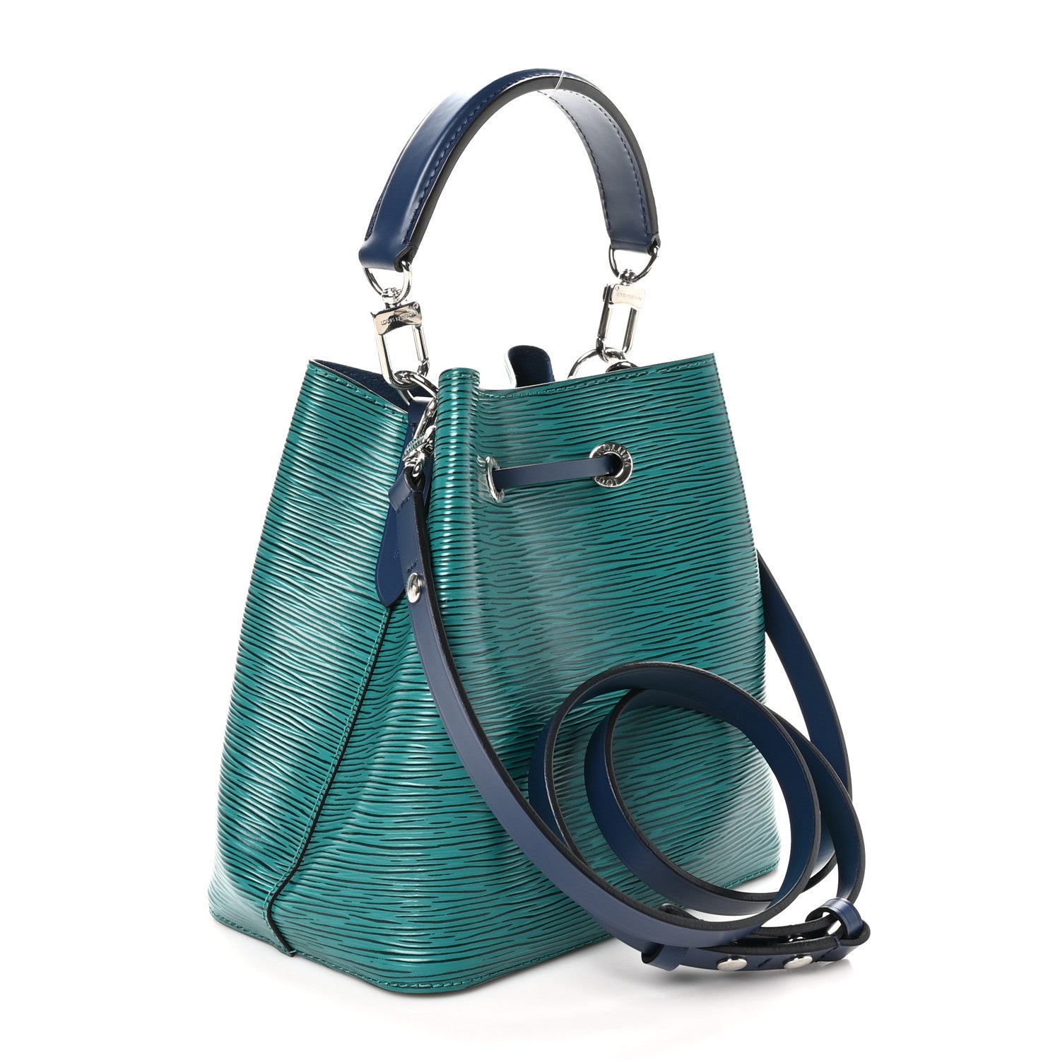 Louis Vuitton Epi Neonoe BB Emerald Indigo 3 of 10