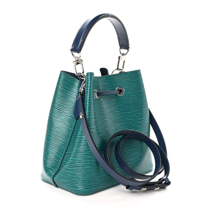 Louis Vuitton Epi Neonoe BB Emerald Indigo 3 of 10