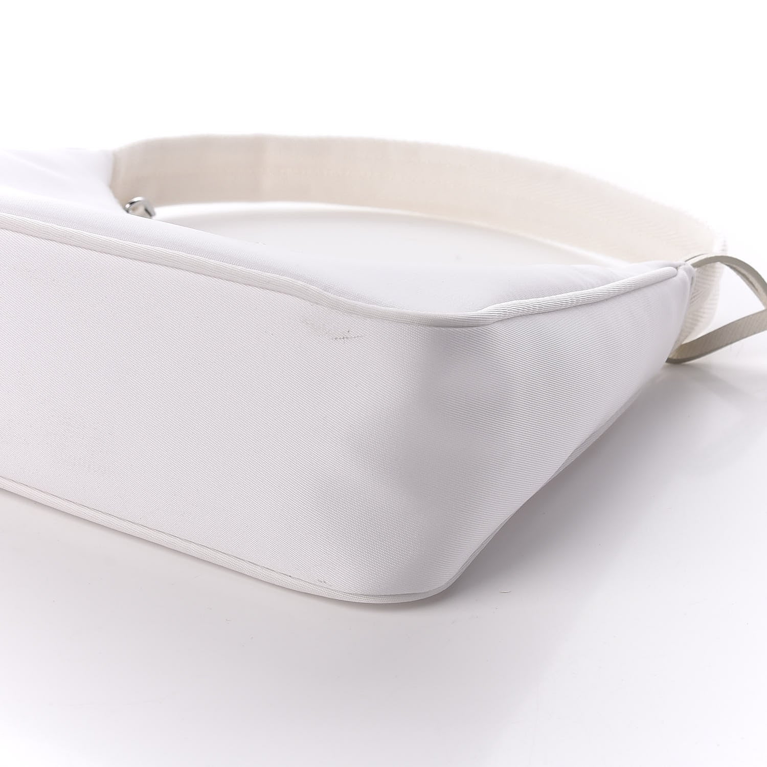 Prada Tessuto Nylon Mini Re-Edition 2000 Bag White 9 of 9