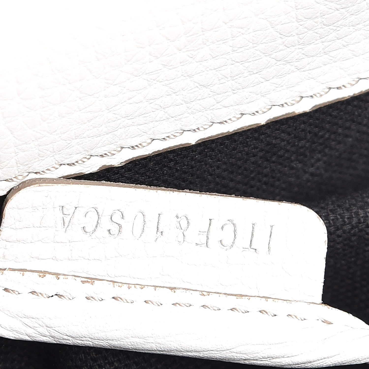 Burberry Calfskin House Check Perforated Medium Banner Tote Natural 7 of 12