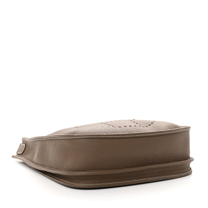 Hermes Taurillon Clemence Evelyne III PM Etoupe 4 of 11