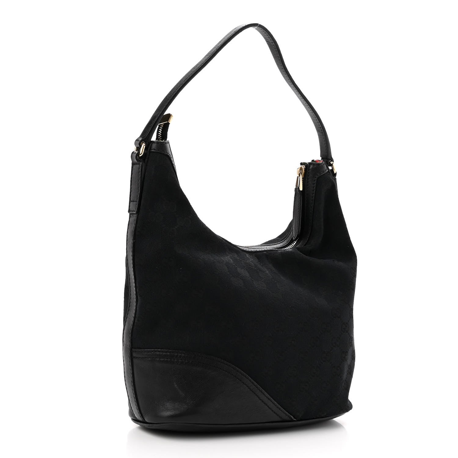Gucci Monogram New Britt Hobo Black 3 of 11